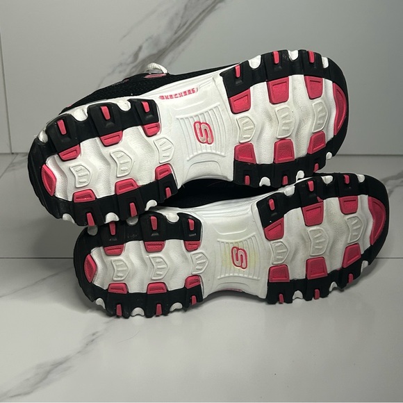 Skechers D’Lites Black and Pink Women's Sneakers Size 8 - Picture 8 of 8